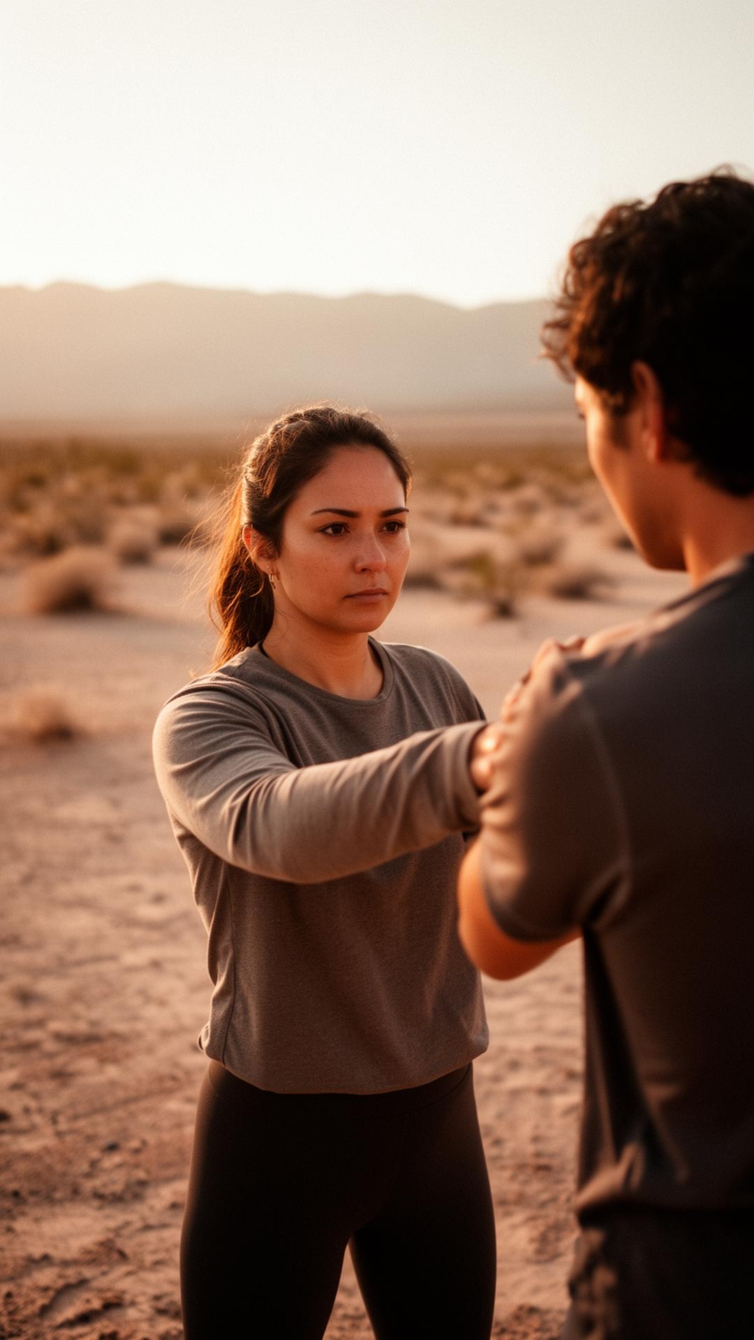 Real-life scenario training in the Baja desert